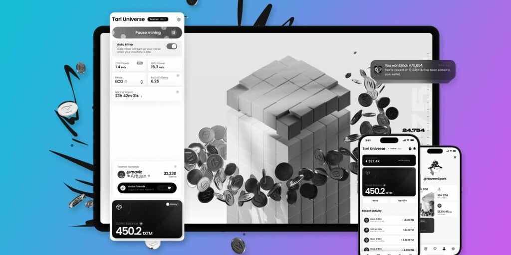 Як Tari дозволяє вам видобувати криптовалюту менш ніж за хвилину