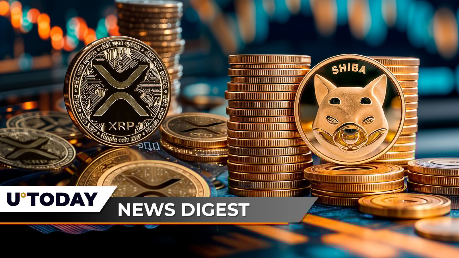 Обсяги XRP зросли на 73%, 120 мільярдів Шиба Іну (SHIB) на підході до продажу, ціна Dogecoin (DOGE) прагне до відновлення — дайджест новин криптовалют.